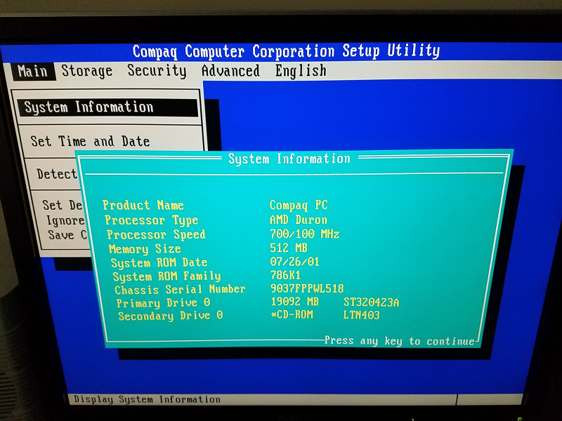 Illustration for article titled Compaq Presario 5000 5WV232